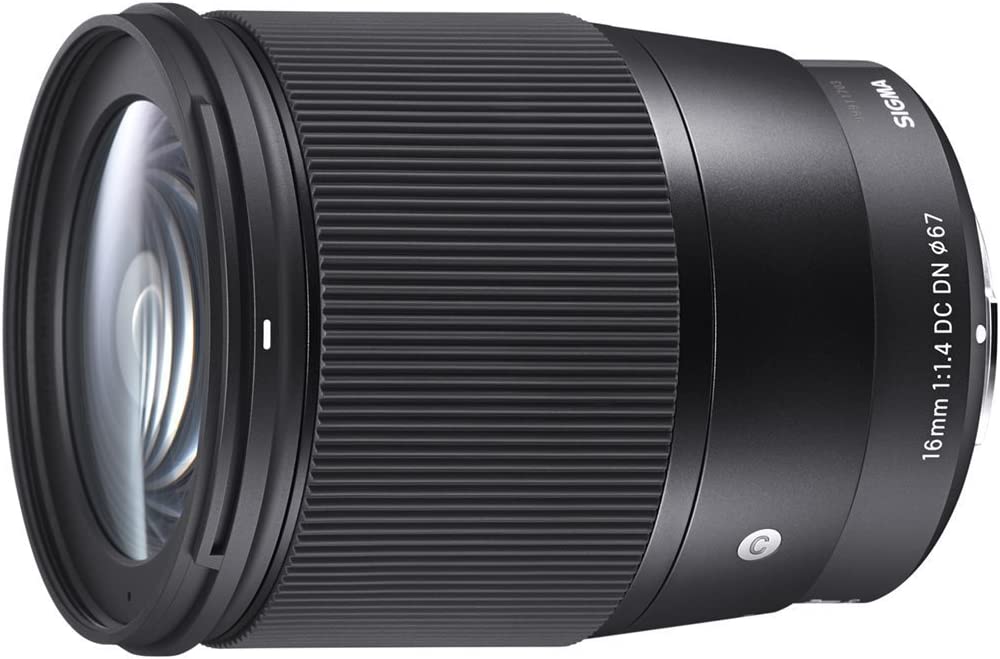 [CLEARANCE] Sigma 402965 16 mm F1.4 DC DN Contemporary Sony E Lens - Black