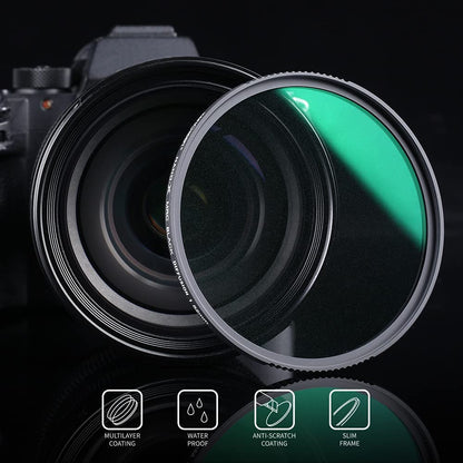 [CLEARANCE] K&F Concept 67mm 1/1 Black Diffusion Filter, Black-Mist Soft Fog Effect Lens Filters Anti-Scratch Waterproof (Nano-X Series)