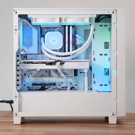 Blanc One | Arc B580 12GB + Ryzen 5 7500F | Ready-to-Go Gaming PC | PC36