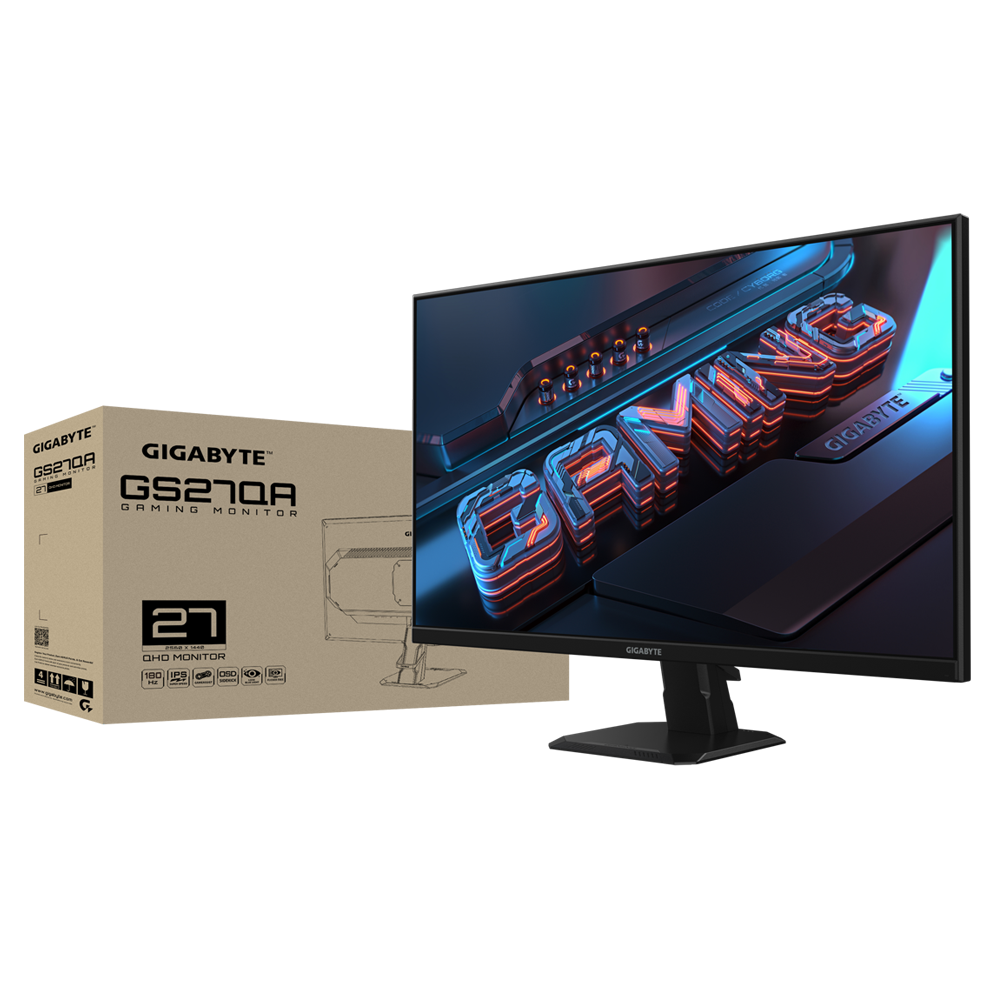 Gigabyte GS27QA — 27" 1440p 180Hz IPS Gaming Monitor