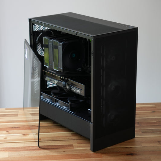 Mørke | No-RGB RTX 5080 16GB + Ryzen 7 9800X3D | Ready-to-Go Gaming PC | PC36