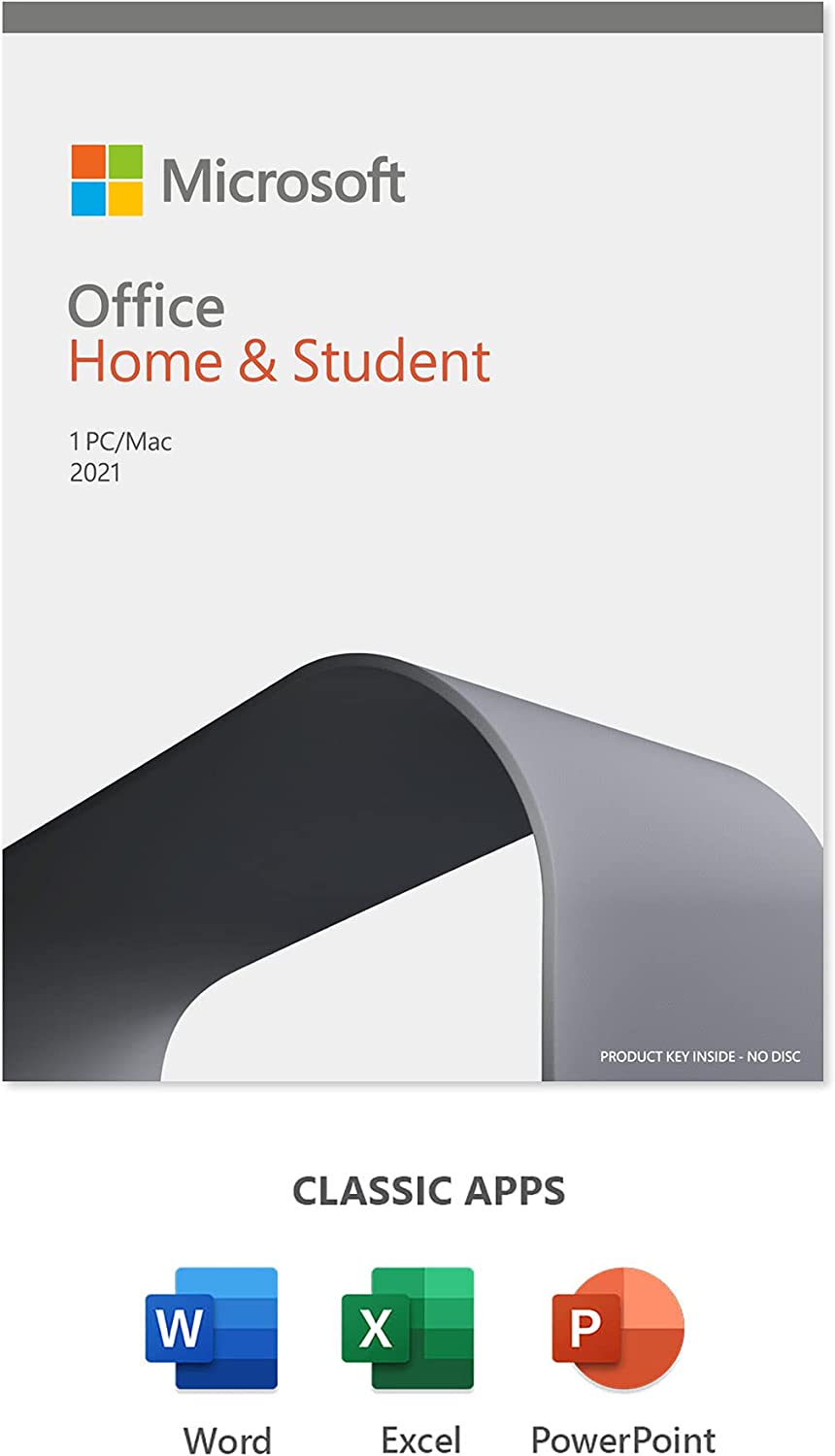 Microsoft Office 2021 Home and Student | 1 user | 1 PC (Windows 10/11) or Mac | one-time lifetime purchase PC36