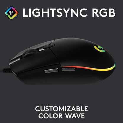 Logitech G203 Lightsync Gaming Mouse (wired)