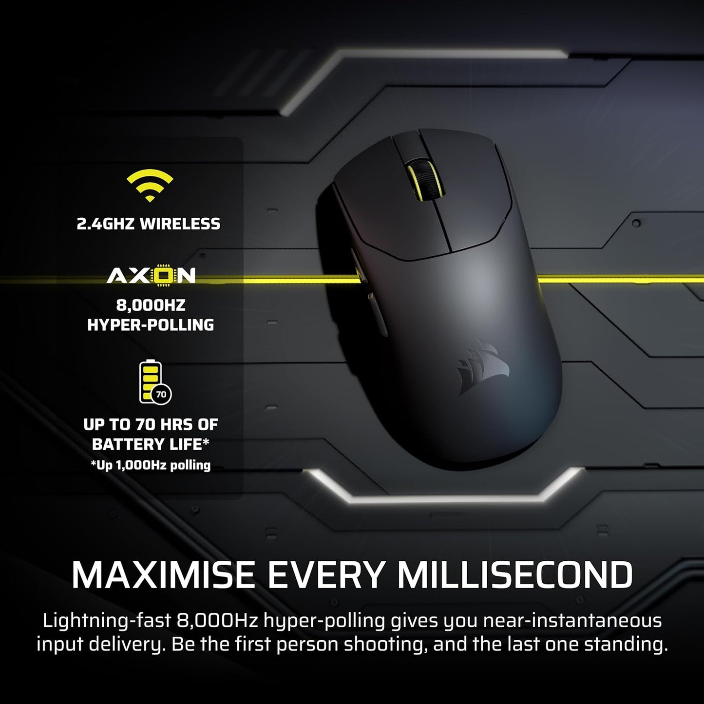 Corsair Sabre V2 Pro Ultralight Wireless Gaming Mouse