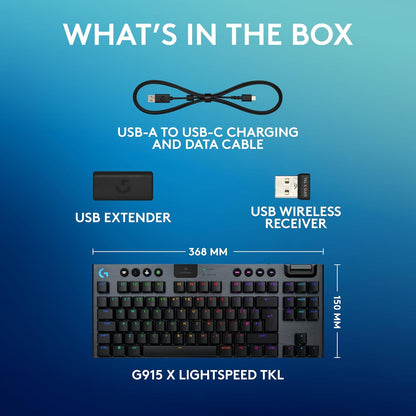 Logitech G915 X Lightspeed TKL Wireless Mechanical Gaming Keyboard