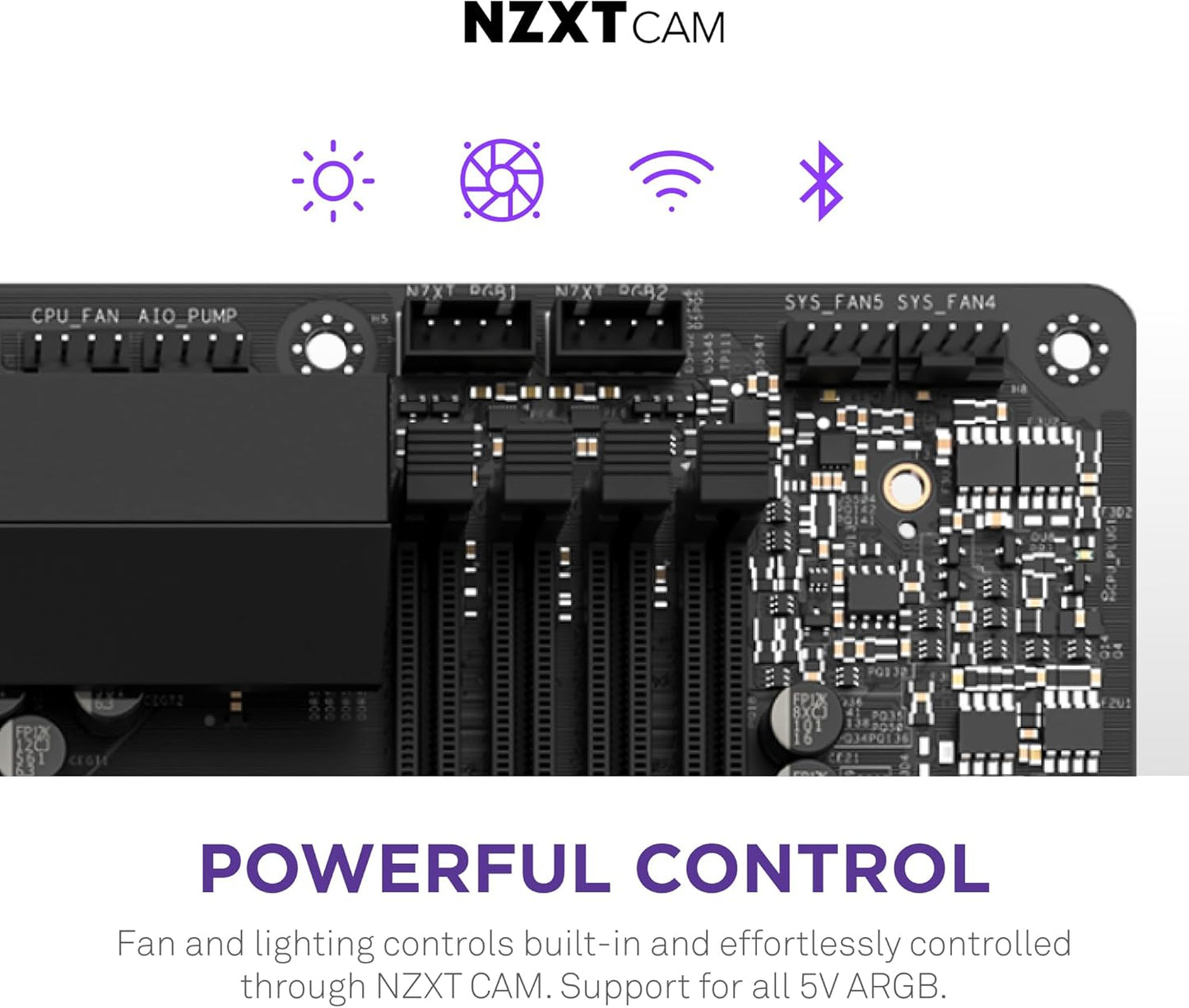 NZXT N7 Z790 DDR5 ATX Motherboard — Intel LGA1700, Wi-Fi, Bluetooth