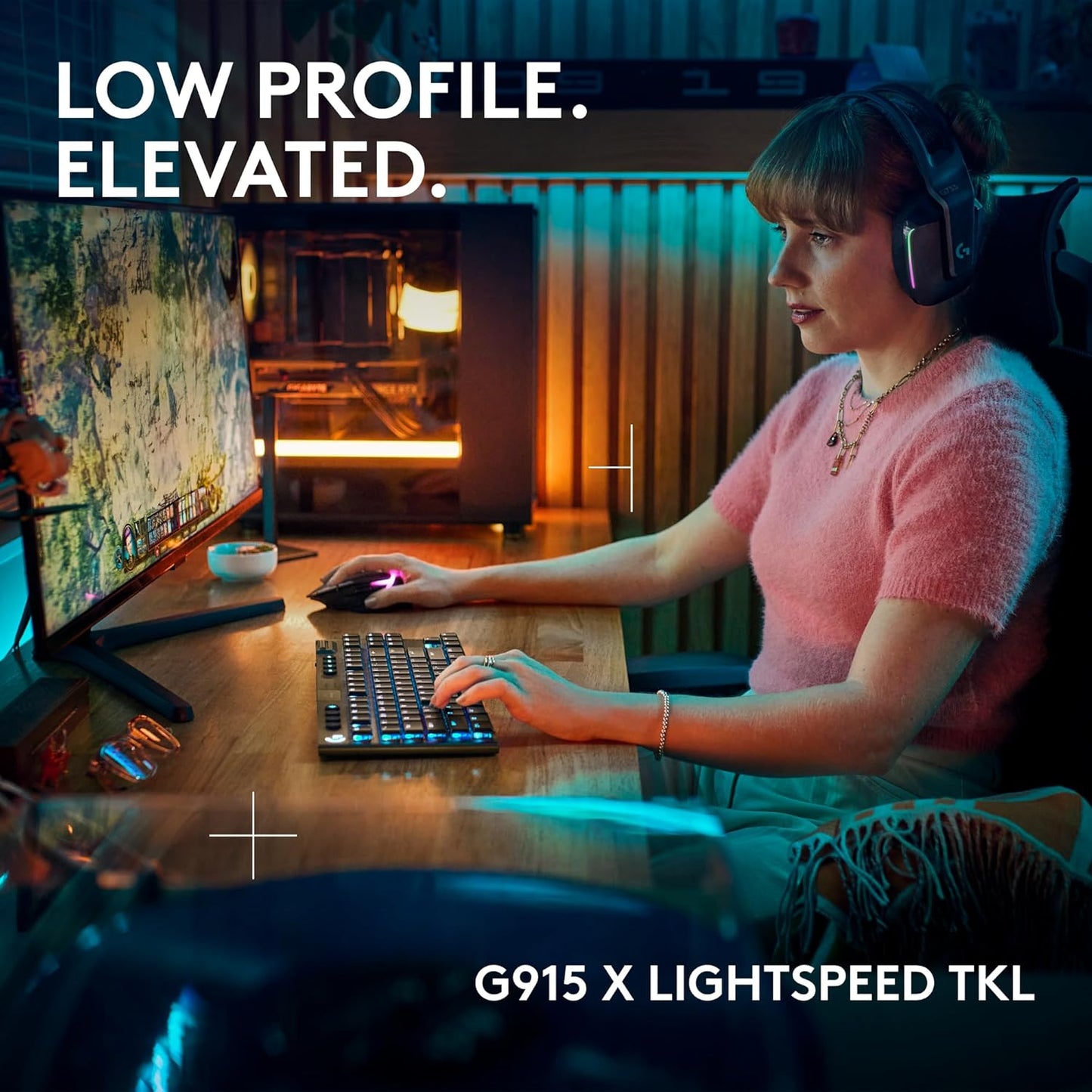 Logitech G915 X Lightspeed TKL Wireless Mechanical Gaming Keyboard