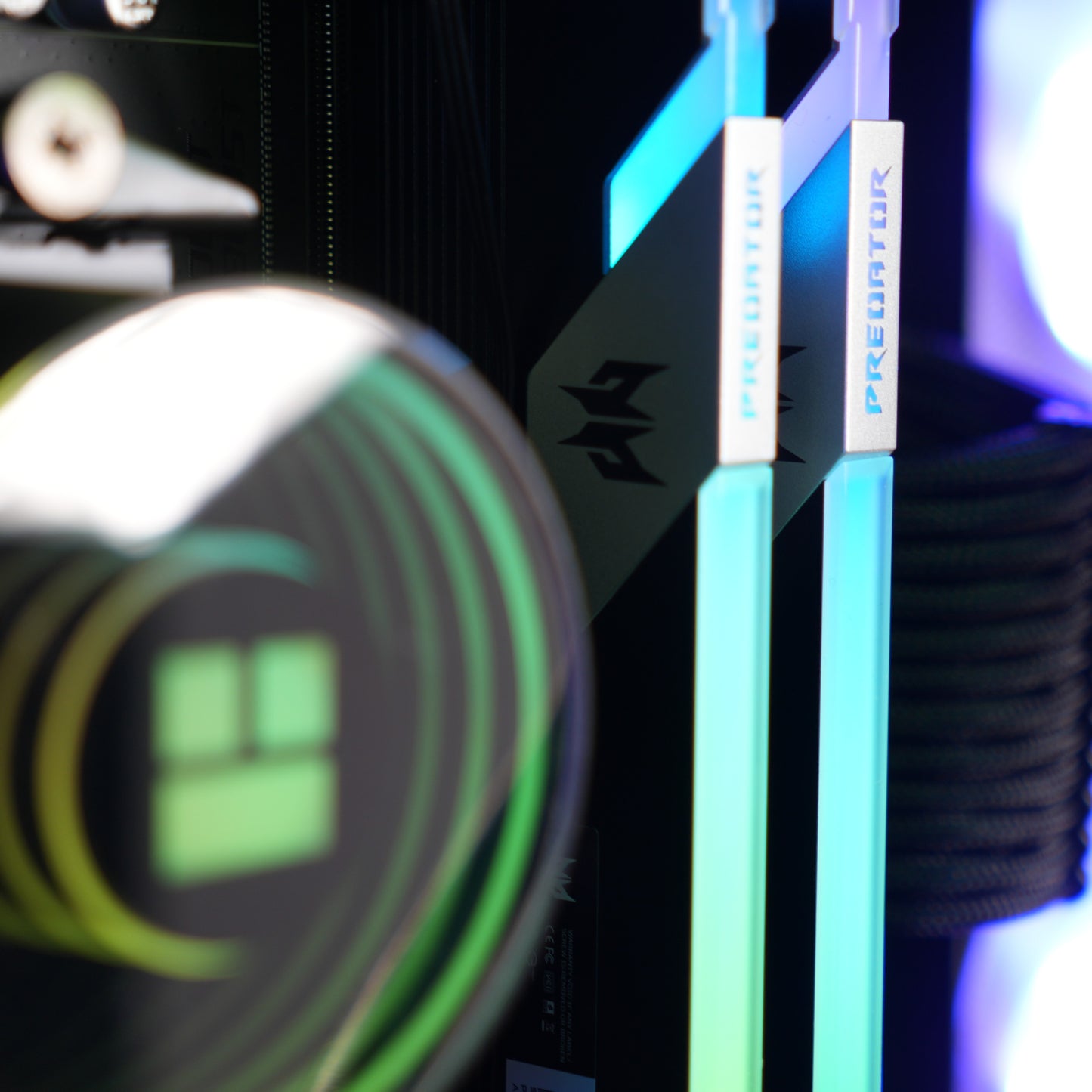 Aegis Two | RTX 5070 12GB + Ryzen 7 7800X3D | Ready-to-Go Gaming PC | PC36