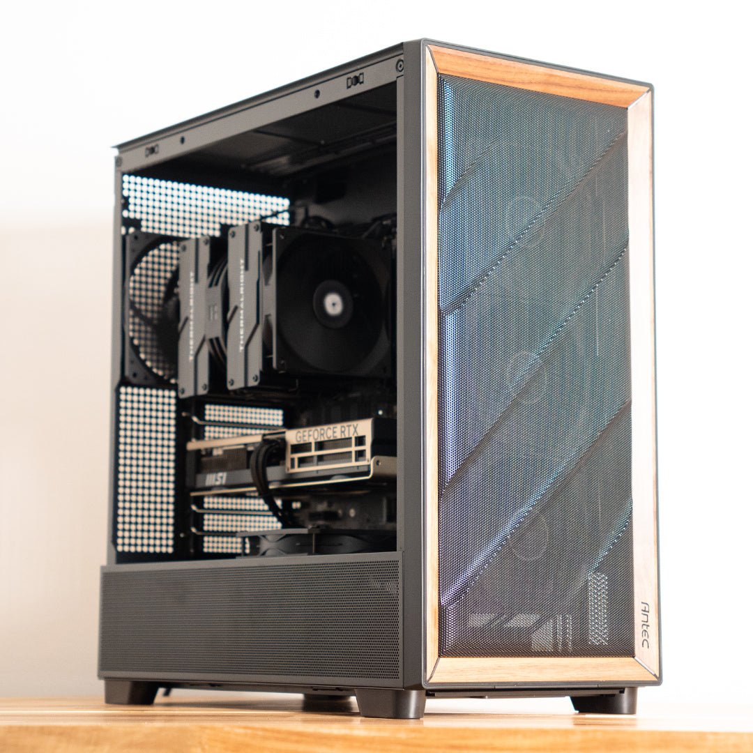 Flux Three | NVIDIA RTX 5080 + Ryzen 7 9800X3D | Ready-to-Go Gaming PC | PC36