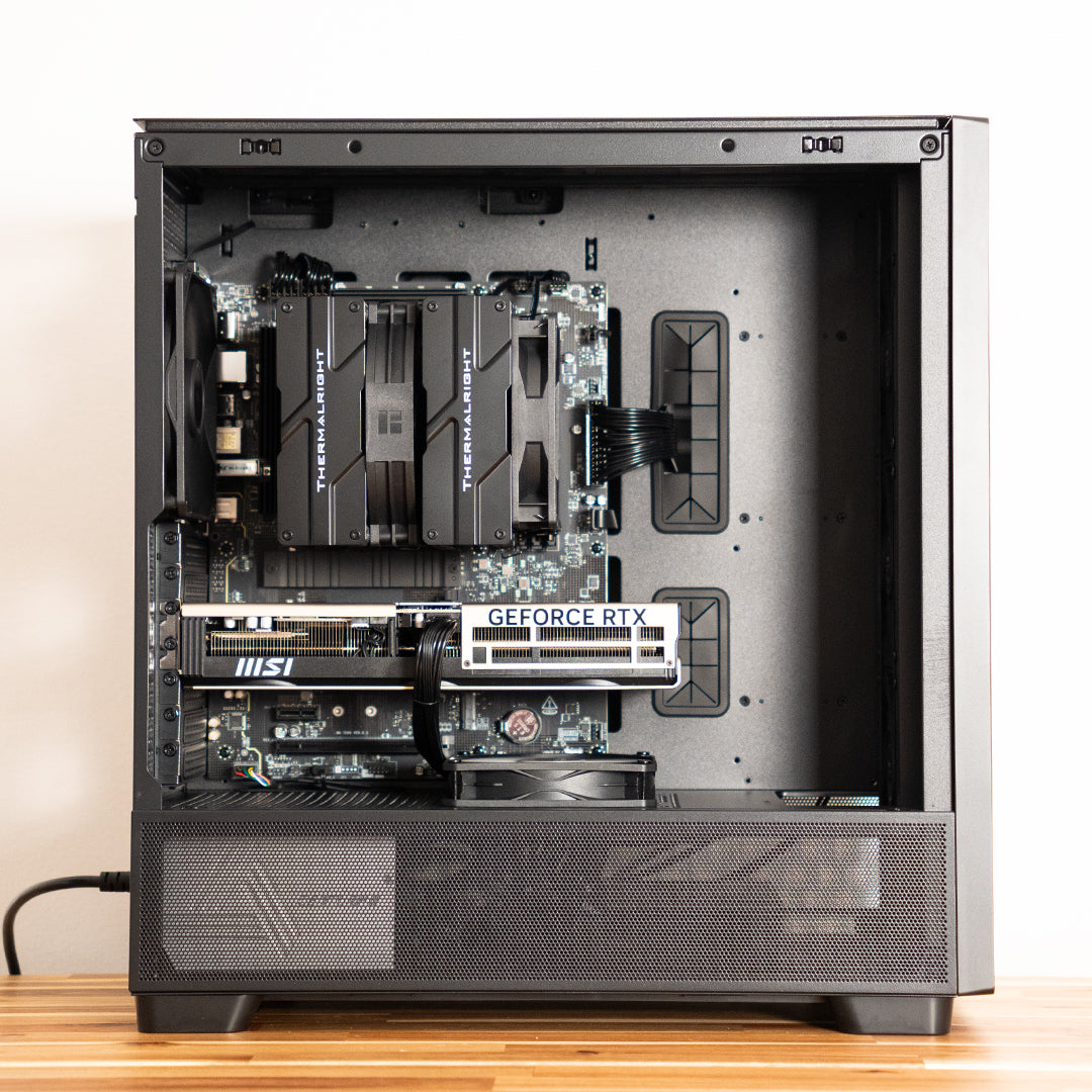 Flux Three | NVIDIA RTX 5080 + Ryzen 7 9800X3D | Ready-to-Go Gaming PC | PC36