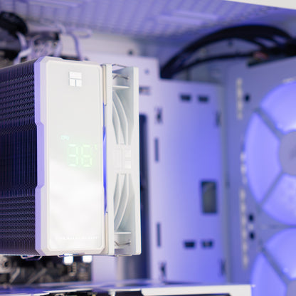 Blanc Two | RX 9060 XT 16GB + Ryzen 5 7500F | Ready-to-Go Gaming PC | PC36