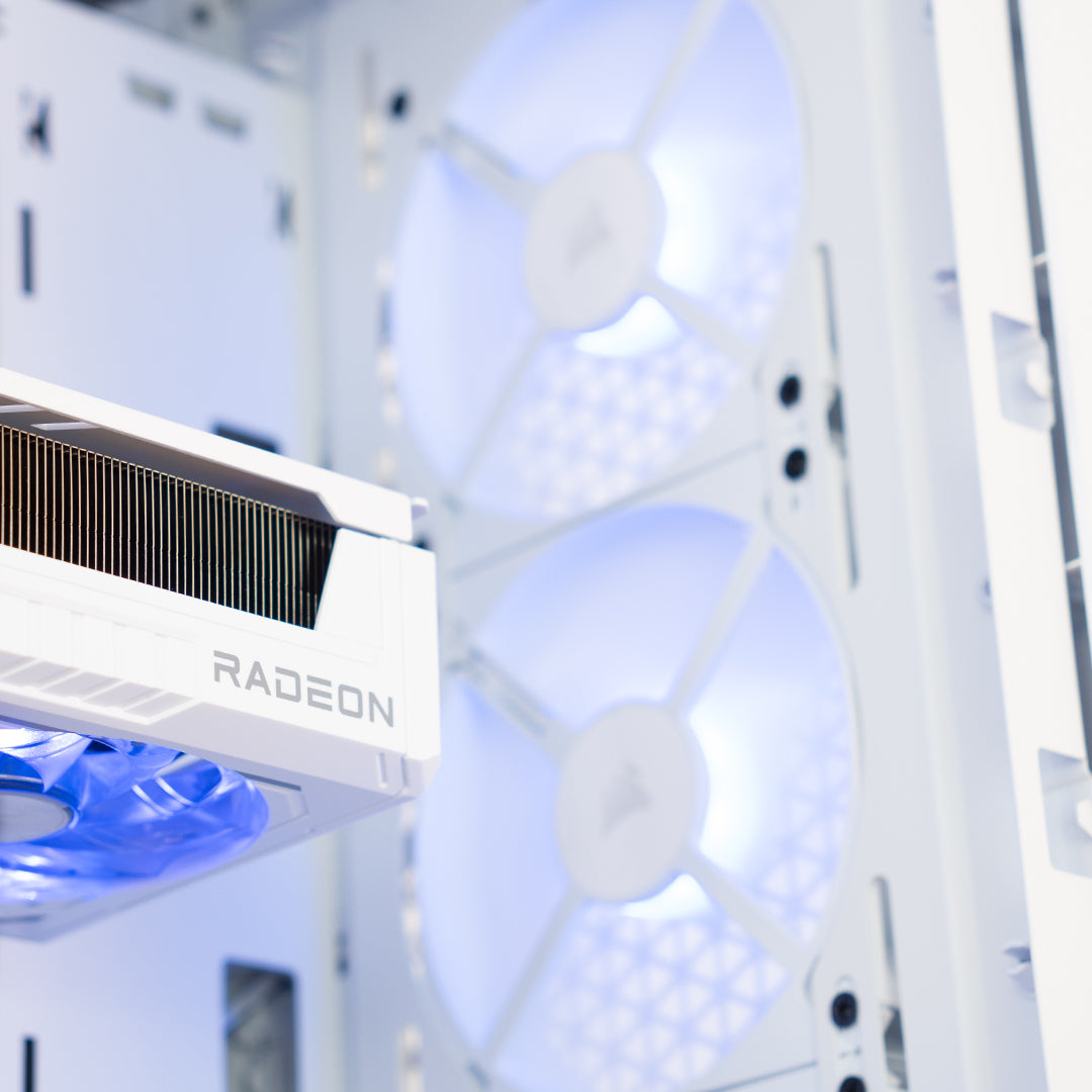 Blanc Two | RX 9060 XT 16GB + Ryzen 5 7500F | Ready-to-Go Gaming PC | PC36