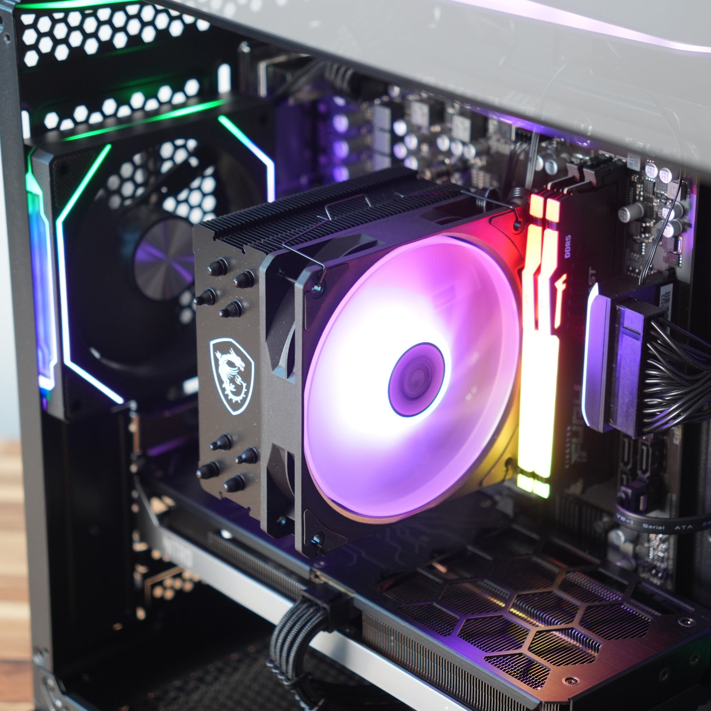 Tempered | Arc B570 10GB + Ryzen 5 8400F | Ready-to-Go Gaming PC | PC36