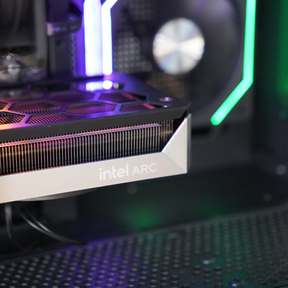 Tempered | Arc B570 10GB + Ryzen 5 8400F | Ready-to-Go Gaming PC | PC36