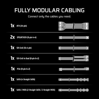 Corsair RM850e 850W Fully Modular ATX 3.1 PCIe 5.1 Power Supply