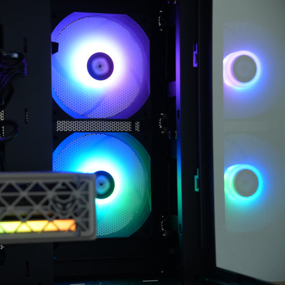 Twilight | RX 9060 XT 16GB + Ryzen 5 5600 + 32GB DDR4 + 1TB | Ready-to-Go Gaming PC | PC36