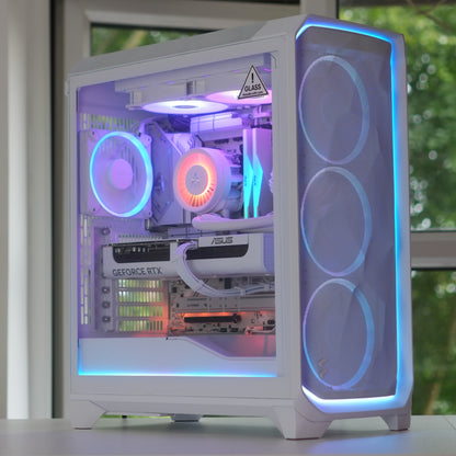 Luftstrom Flow | RTX 5070 Ti 16GB + Ryzen 7 7800X3D | Ready-to-Go Gaming PC | PC36