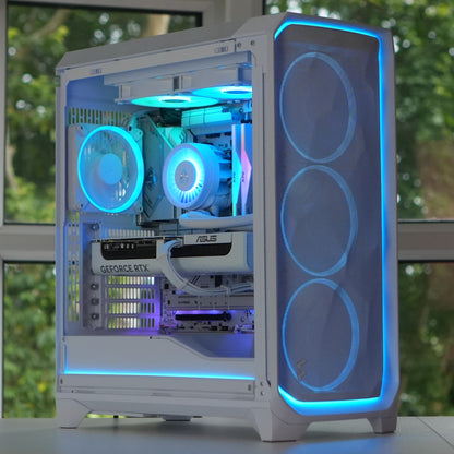 Luftstrom Flow | RTX 5070 Ti 16GB + Ryzen 7 7800X3D | Ready-to-Go Gaming PC | PC36