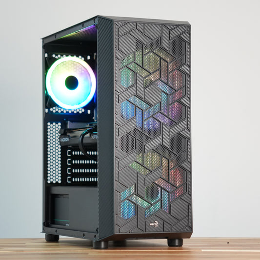 Ari | Radeon RX 7600 8GB + Ryzen 5 5500 | Ready-to-Go Gaming PC | PC36