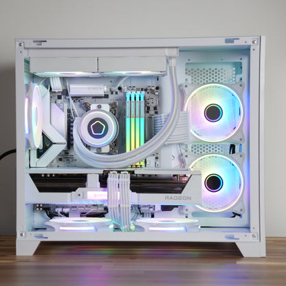 Sage | AMD Special Radeon RX 9070 XT 16GB + Ryzen 7 9800X3D White | Ready-to-Go Gaming PC | PC36