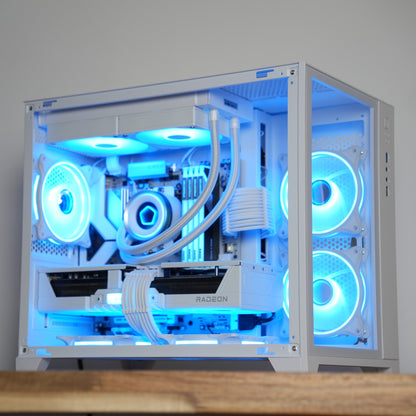 Sage | AMD Special Radeon RX 9070 XT 16GB + Ryzen 7 9800X3D White | Ready-to-Go Gaming PC | PC36