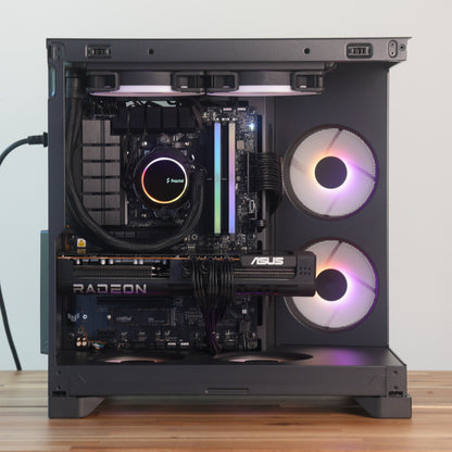 Ark Three | RX 9070 XT 16GB + Ryzen 7 7800X3D | Ready-to-Go Gaming PC | PC36
