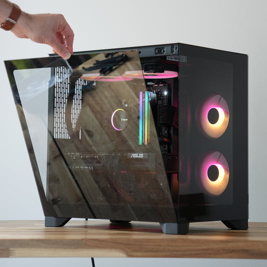 Optisk | RX 9070 XT 16GB + Ryzen 5 9600X + 32GB DDR5 | Ready-to-Go Gaming PC | PC36
