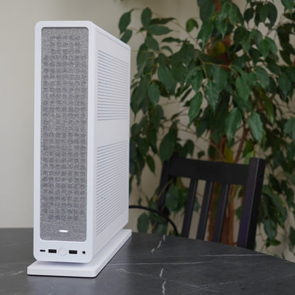 Swiss WHITE | Small Form Factor RTX 4080 Super + Ryzen 7 7800X3D + 32GB + 1TB | Ready-to-Go Gaming PC | PC36