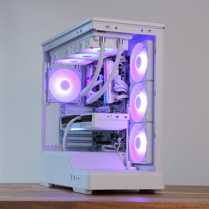 Blanda | RTX 5070 Ti 16GB + Ryzen 7 7800X3D Pure White | Ready-to-Go Gaming PC | PC36