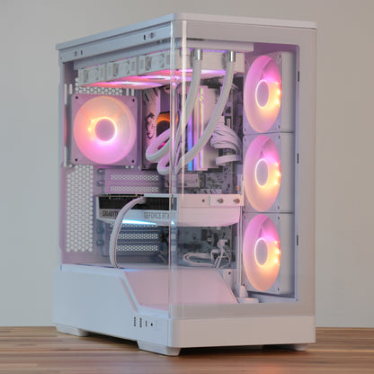 Blanda | RTX 5070 Ti 16GB + Ryzen 7 7800X3D Pure White | Ready-to-Go Gaming PC | PC36