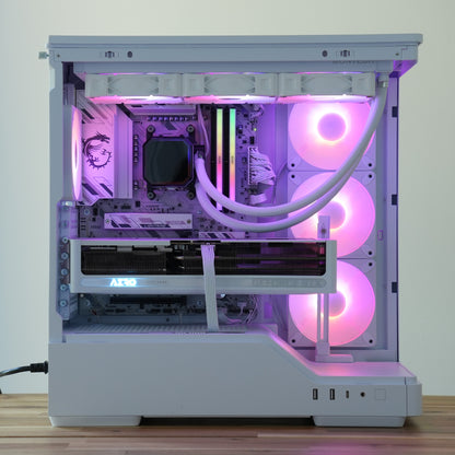 Blanda | RTX 5070 Ti 16GB + Ryzen 7 7800X3D Pure White | Ready-to-Go Gaming PC | PC36