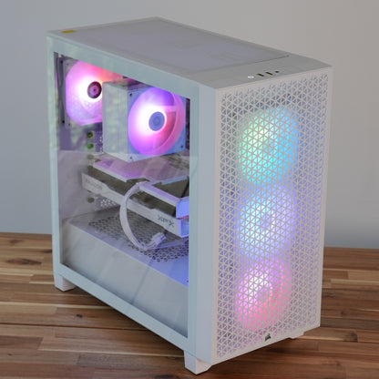 Blanc Two | RX 9060 XT 16GB + Ryzen 5 7500F | Ready-to-Go Gaming PC | PC36