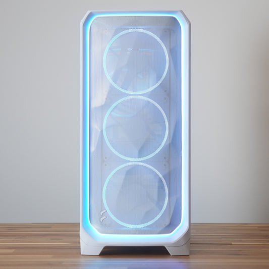 Luftstrom Three | RTX 5080 32GB + Ryzen 7 9800X3D | Ready-to-Go Gaming PC | PC36