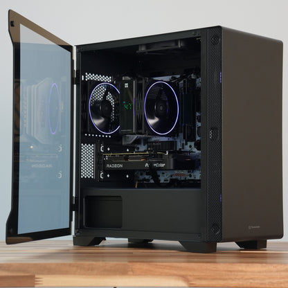 Frankenstein | RX 9060 XT 16GB + Ryzen 5 7500F + 16GB DDR5 + 1TB SSD | Ready-to-Go Gaming PC | PC36