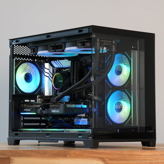 Glamour | Arc B580 12GB + Intel i5-14400F + 16GB | Ready-to-Go Gaming PC | PC36