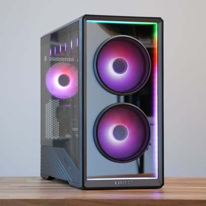 Glitz Four | RTX 5080 16GB + Ryzen 7 9800X3D + 32GB | Ready-to-Go Gaming PC | PC36