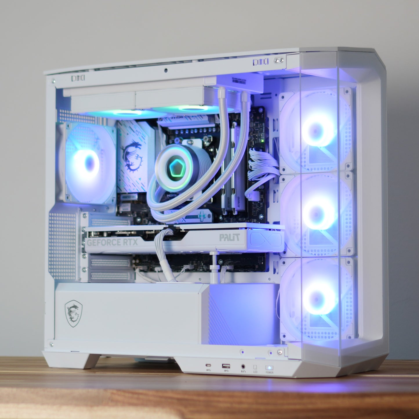 Pano Frame | Arc B580 12GB + Ryzen 5 7500F White  | Ready-to-Go Gaming PC | PC36