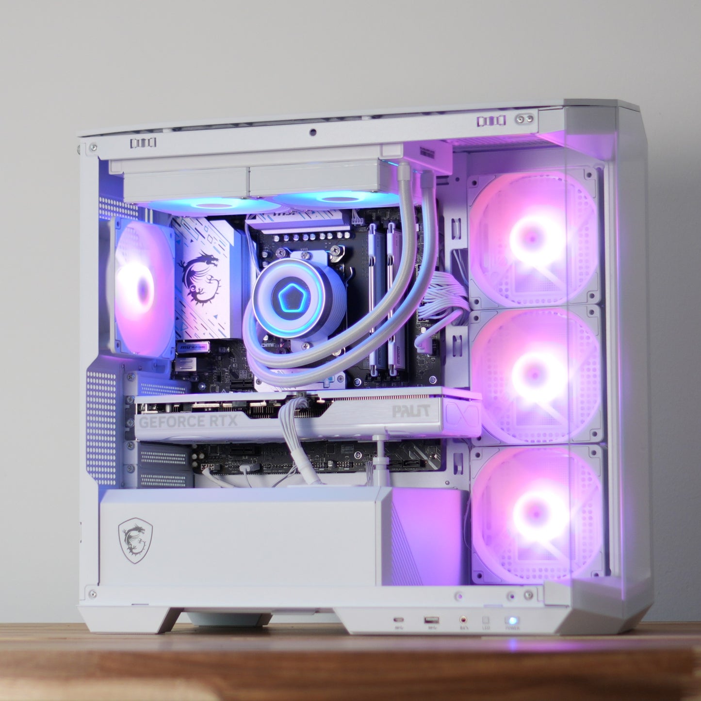 Pano Frame | Arc B580 12GB + Ryzen 5 7500F White  | Ready-to-Go Gaming PC | PC36
