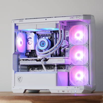 Pano Frame | Arc B580 12GB + Ryzen 5 7500F White  | Ready-to-Go Gaming PC | PC36