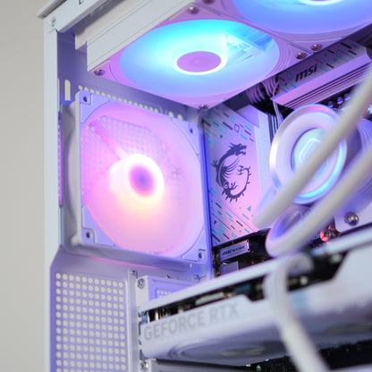 Pano Frame | Arc B580 12GB + Ryzen 5 7500F White  | Ready-to-Go Gaming PC | PC36