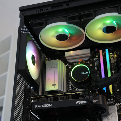 Diskotek | RX 9060 XT 16GB + Ryzen 5 9600X + 32GB | Ready-to-Go Gaming PC | PC36