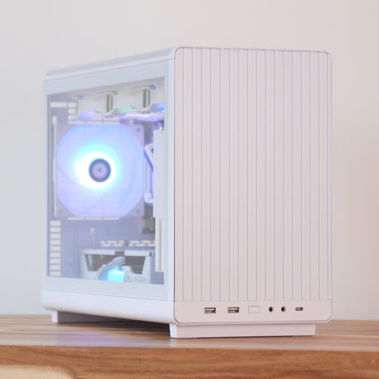 Pearl | Radeon RX 9060 XT 16GB + Ryzen 5 7500F | Ready-to-Go Gaming PC | PC36