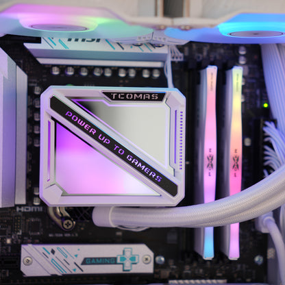 Pearl | Radeon RX 9060 XT 16GB + Ryzen 5 7500F | Ready-to-Go Gaming PC | PC36