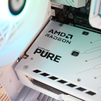 Pearl | Radeon RX 9060 XT 16GB + Ryzen 5 7500F | Ready-to-Go Gaming PC | PC36