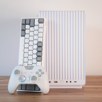 Pearl | Radeon RX 9060 XT 16GB + Ryzen 5 7500F | Ready-to-Go Gaming PC | PC36