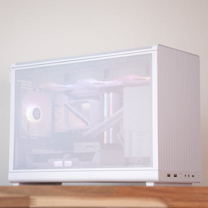 Pearl | Radeon RX 9060 XT 16GB + Ryzen 5 7500F | Ready-to-Go Gaming PC | PC36