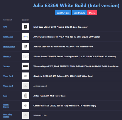 Julia M | Custom Spec PC | PC36