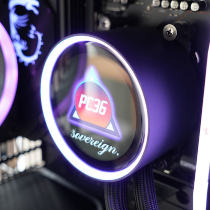 Sovereign | RTX 5090 + Ryzen 7 9850X3D + 48GB DDR5 + 2TB | Ready-to-Go Gaming PC | PC36