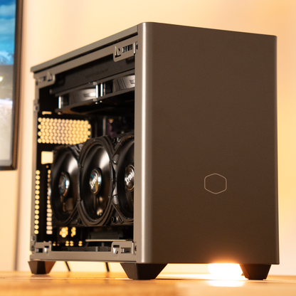 Atom Graphite | Radeon RX 9060 XT 16GB + Ryzen 5 7500F | Ready-to-Go Gaming PC | PC36