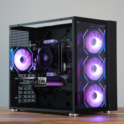 Glas | RTX 5060 + Ryzen 5 5500 | Ready-to-Go Gaming PC | PC36